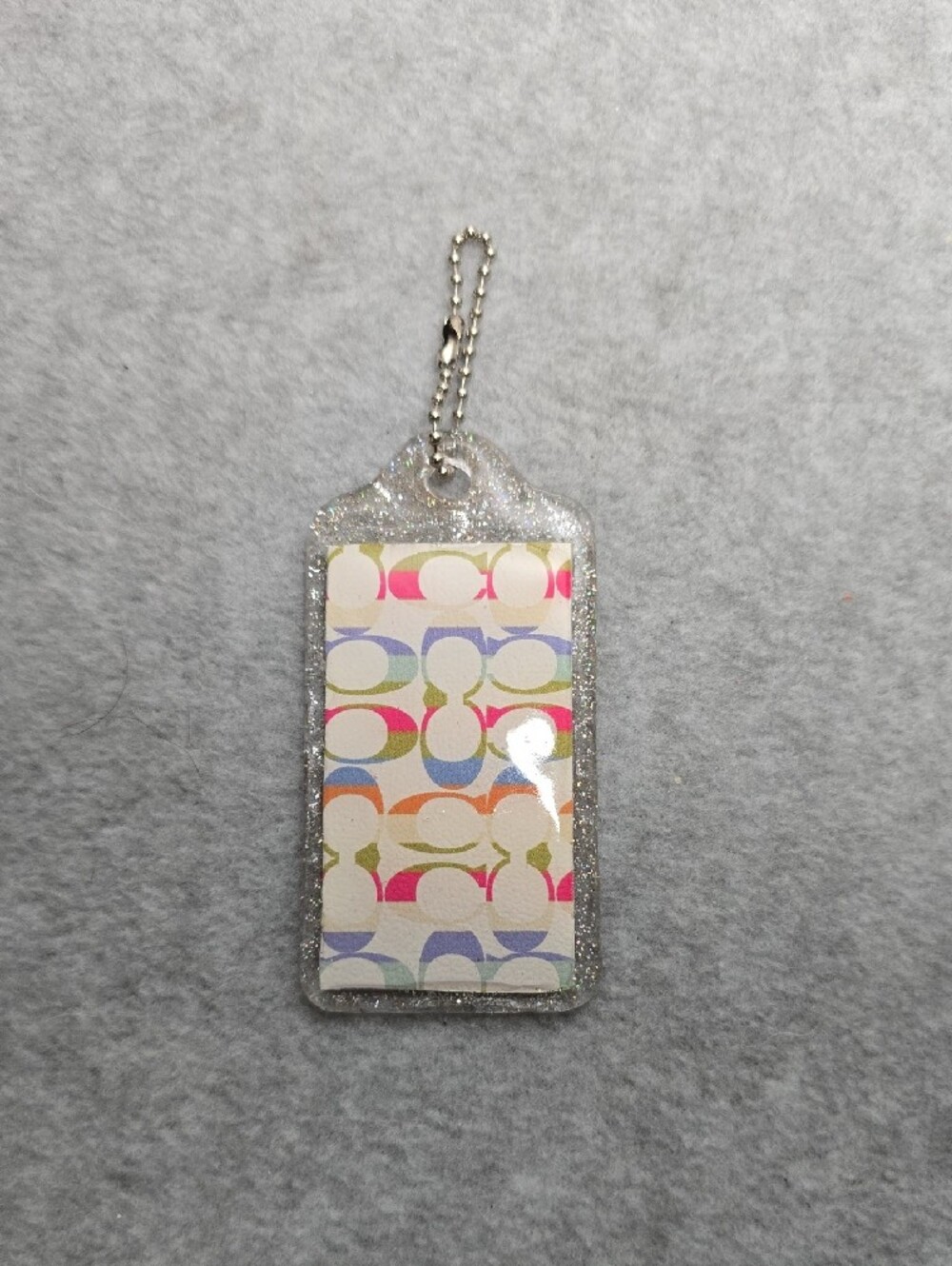 Handcrafted Resin Bag Charm/Hangtag - Picture 3 of 8